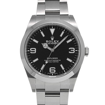 ロレックス エクスプローラー 214270 ブラック メンズ 時計 【中古】【wristwatch】