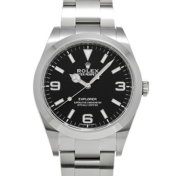 ロレックス エクスプローラー 214270 ブラック メンズ 時計 【中古】【wristwatch】