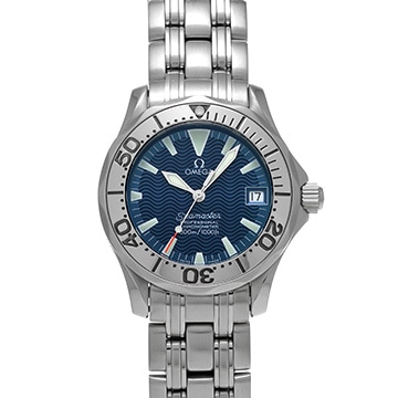 オメガ シーマスター 300 ジャック・マイヨール 1999 2554.80 ブルー ユニセックス 時計 【中古】【wristwatch】