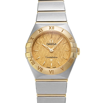 オメガ コンステレーション クォーツ 131.20.25.60.08.001 シャンパン レディース 時計 【中古】【wristwatch】
