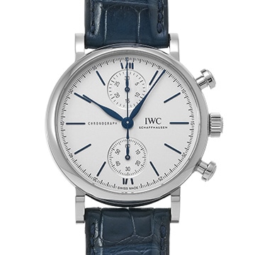IWC ポートフィノ クロノグラフ 39 IW391407 ホワイト メンズ 時計 【中古】【wristwatch】