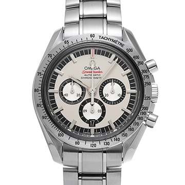 オメガ スピードマスター レジェンド ミハエル・シューマッハ 2005 3506.31 ホワイト/シルバー メンズ 時計 【中古】【wristwatch】