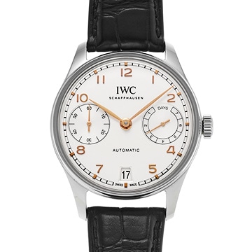 IWC ポルトギーゼ オートマティック 42 IW501701 シルバーメッキ メンズ 時計 【中古】【wristwatch】