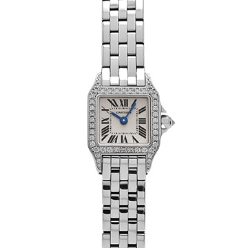 カルティエ サントス ドゥモワゼル SM WF9003Y8 シルバー レディース 時計 【中古】【wristwatch】