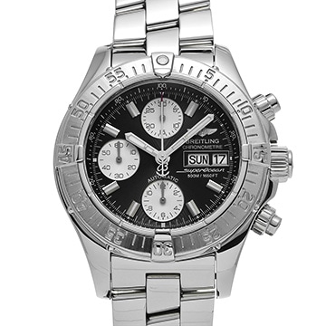 ブライトリング クロノ スーパーオーシャン A111B83PRS ブラック/シルバー メンズ 時計 【中古】【wristwatch】