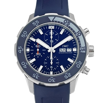 IWC アクアタイマー クロノグラフ IW376711 ブルー メンズ 時計 【中古】【wristwatch】