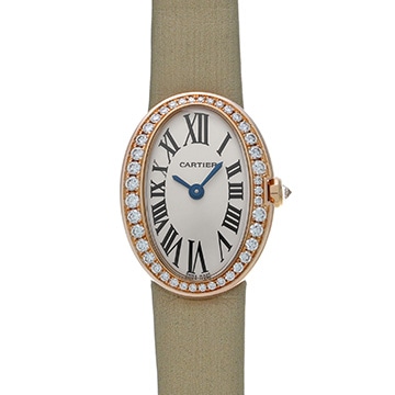 カルティエ ミニベニュワール WB520028 シルバー レディース 時計 【中古】【wristwatch】