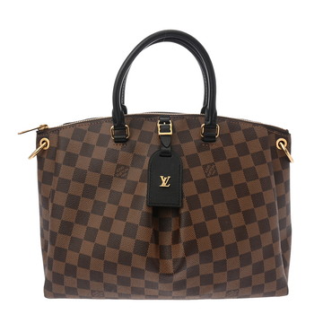 ルイ ヴィトン ダミエ オデオン トート MM ブラウン N45283 ダミエキャンバス レディース バッグ 【中古】【bag】