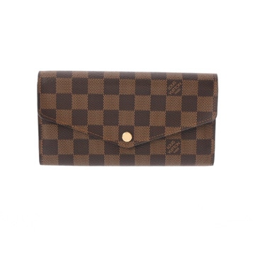ルイ ヴィトン ダミエ ポルトフォイユ サラ ブラウン N63209 ダミエキャンバス レディース 財布 【中古】【purse】