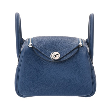 エルメス リンディ ミニ ディープブルー トリヨンクレマンス レディース バッグ 【中古】【bag】