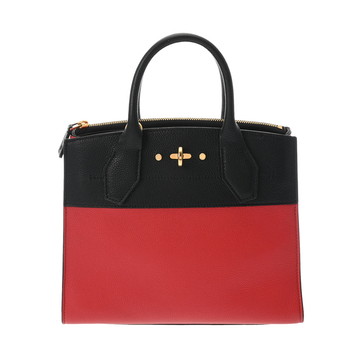 ルイ ヴィトン シティスティーマー PM 2WAY ルージュ/ブラック M54868 カーフレザー レディース バッグ 【中古】【bag】