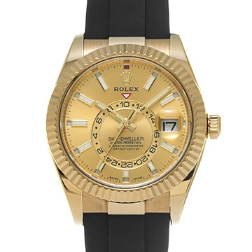 ロレックス スカイドゥエラー 326238 シャンパン メンズ 時計 【中古】【wristwatch】