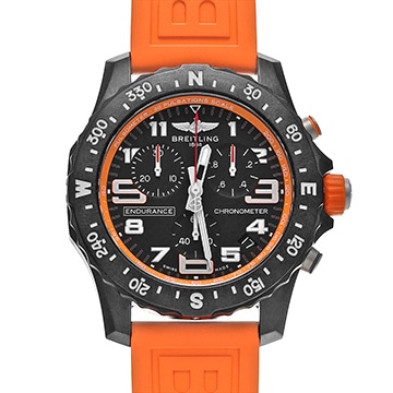ブライトリング エンデュランス プロ X82310A51B1S1 ブラック/オレンジ メンズ 時計 【中古】【wristwatch】