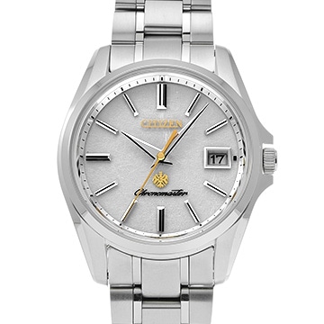 シチズン ザ シチズン エコドライブ 雲龍紙 AQ4021-51W ホワイト メンズ 時計 【中古】【wristwatch】