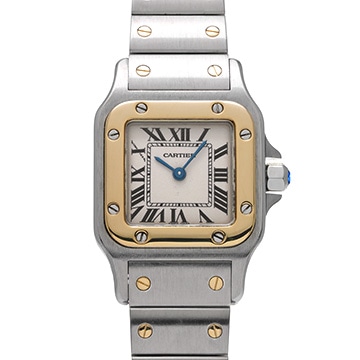 カルティエ サントス ガルベ SM W20012C4 シルバー レディース 時計 【中古】【wristwatch】