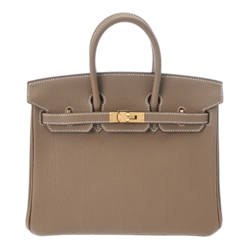 エルメス バーキン 25 エトゥープ トゴ レディース バッグ 【新品】【bag】