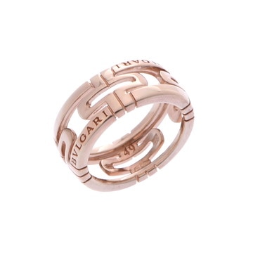 ブルガリ パレンテシオープンワーク リング #49 ゴールド K18ピンクゴールド PG レディース ジュエリー 【中古】【jewelry】