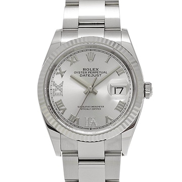 ロレックス デイトジャスト 36 126234 シルバー/ダイヤモンド メンズ 時計 【新品】【wristwatch】