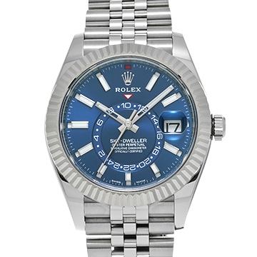 ロレックス スカイドゥエラー 326934 ブライトブルー メンズ 時計 【中古】【wristwatch】