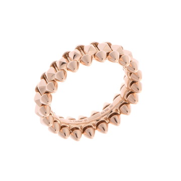 カルティエ クラッシュドゥカルティエリング SM #50 ゴールド K18ピンクゴールド PG レディース ジュエリー 【中古】【jewelry】
