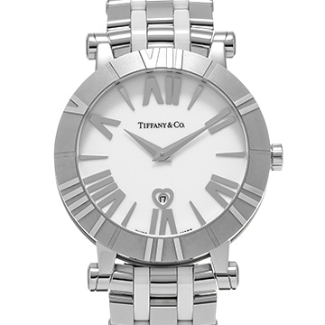 ティファニー アトラス Z1301.11.11A20A00A ホワイト レディース 時計 【中古】【wristwatch】