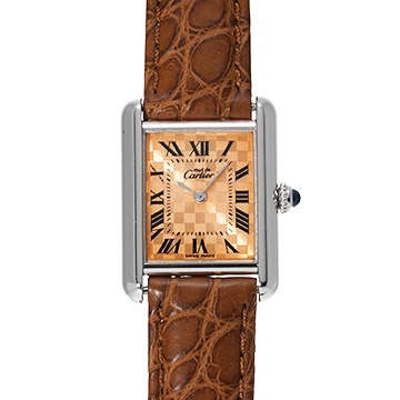 カルティエ マストタンク W1017654 オレンジ レディース 時計 【中古】【wristwatch】