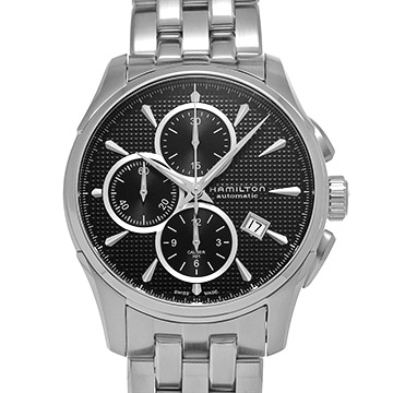 ハミルトン ジャズマスター オート クロノ H32596131 ブラック メンズ 時計 【中古】【wristwatch】