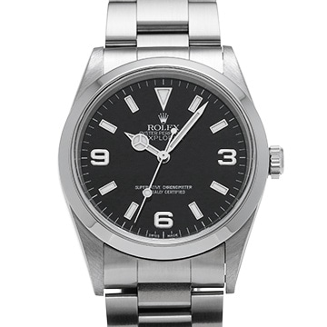 ロレックス エクスプローラー 14270 ブラック メンズ 時計 【中古】【wristwatch】