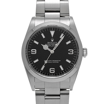 ロレックス エクスプローラー 14270 ブラック メンズ 時計 【中古】【wristwatch】