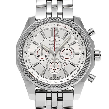 ブライトリング ベントレー バーナート42 A4139021/G754 シルバー メンズ 時計 【中古】【wristwatch】