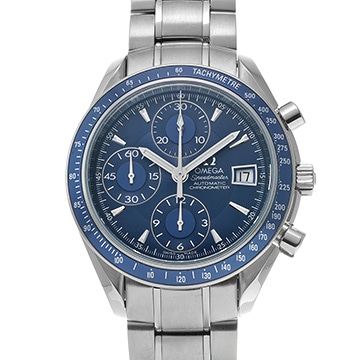 オメガ スピードマスター デイト 3212.80 ブルー メンズ 時計 【中古】【wristwatch】