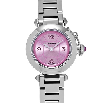 カルティエ ミスパシャ 1stアニバーサリー W3140023 ピンク レディース 時計 【中古】【wristwatch】