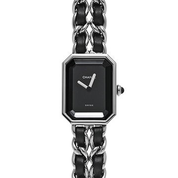 シャネル プルミエール L H0451 ブラック レディース 時計 【中古】【wristwatch】