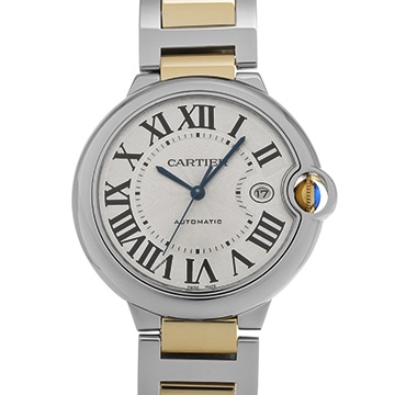 カルティエ バロンブルー LM W69009Z3 シルバー メンズ 時計 【中古】【wristwatch】