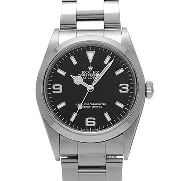 ロレックス エクスプローラー 14270 ブラック メンズ 時計 【中古】【wristwatch】