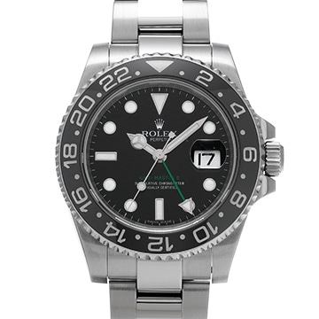 ロレックス GMTマスターII 116710LN ブラック メンズ 時計 【中古】【wristwatch】