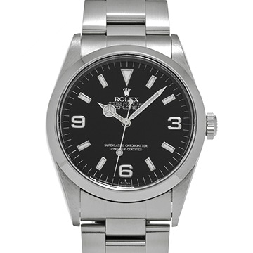ロレックス エクスプローラー 14270 ブラック メンズ 時計 【中古】【wristwatch】