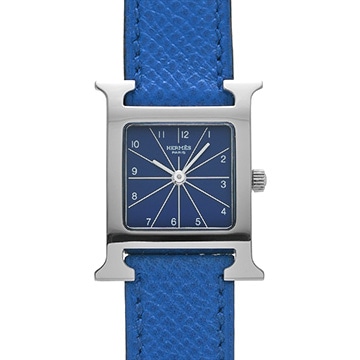 エルメス Hウォッチ HH1.210 ブルー レディース 時計 【中古】【wristwatch】