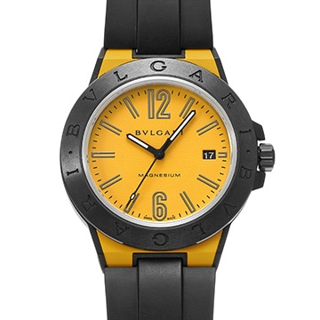 ブルガリ ディアゴノ マグネシウム DG41C10SMCVD イエロー メンズ 時計 【中古】【wristwatch】