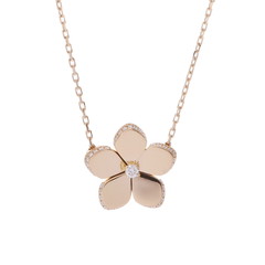 グラフ ワイルドフラワー ネックレス ゴールド RGP814 K18イエローゴールド YG レディース ジュエリー 【中古】【jewelry】