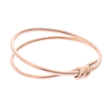 ティファニー ダブルノット ブレスレット ゴールド K18ピンクゴールド PG ユニセックス ジュエリー 【中古】【jewelry】