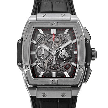 ウブロ スピリット オブ ビッグバン チタニウム 601.NX.0173.LR スケルトン メンズ 時計 【中古】【wristwatch】