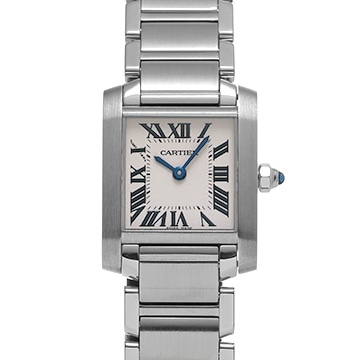 カルティエ タンクフランセーズ SM　 W51008Q3 シルバー レディース 時計 【中古】【wristwatch】