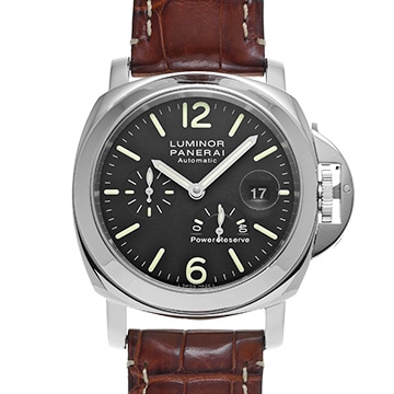 パネライ ルミノール パワーリザーブ PAM00090 ブラック メンズ 時計 【中古】【wristwatch】
