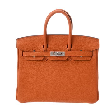 エルメス バーキン 25 オレンジ トゴ レディース バッグ 【未使用】【bag】