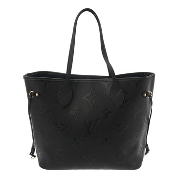 ルイ ヴィトン モノグラムアンプラント ネヴァーフル MM ノワール M45685 レザー レディース バッグ 【中古】【bag】