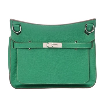 エルメス ジプシエール 28 ヴェルソ ミント/トゥルティエールグレー トリヨンクレマンス レディース バッグ 【中古】【bag】