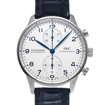 IWC ポルトギーゼ クロノグラフ IW371446 シルバー メンズ 時計 【中古】【wristwatch】