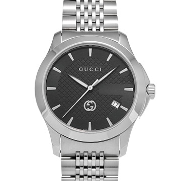 グッチ Gタイムレス 126.4 ブラック レディース 時計 【中古】【wristwatch】
