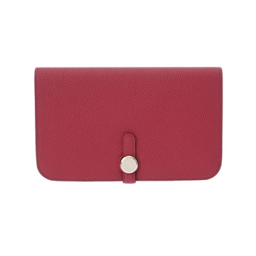 エルメス ドゴン GM ルビー トゴ ユニセックス 財布 【中古】【purse】
